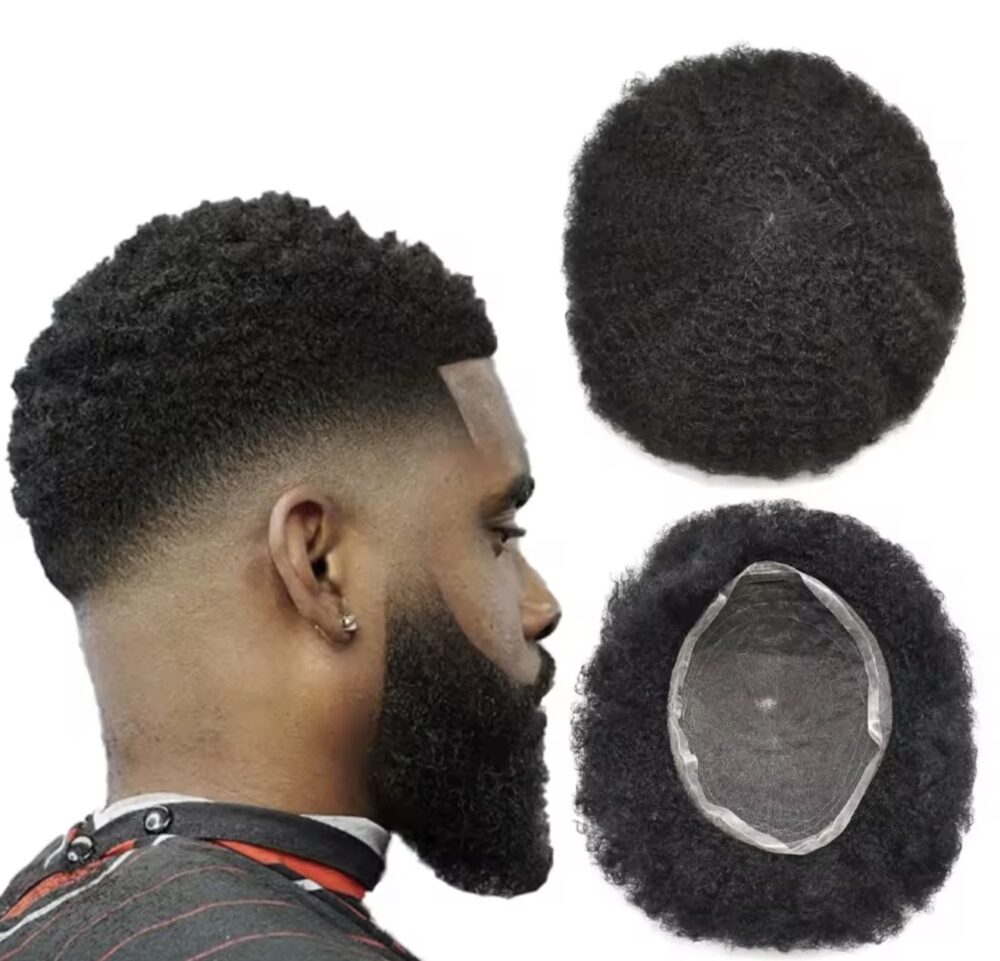 100% Human hair Mens Toupee - Image 7